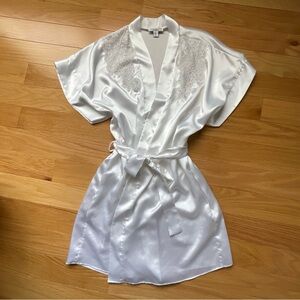 Vintage Christian Dior Connoisseur robe white stain bridal